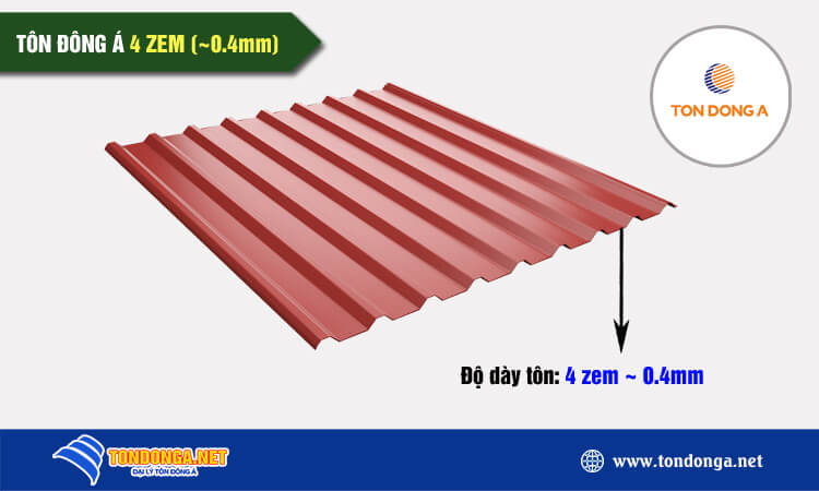 Tôn Đông Á 4 zem 