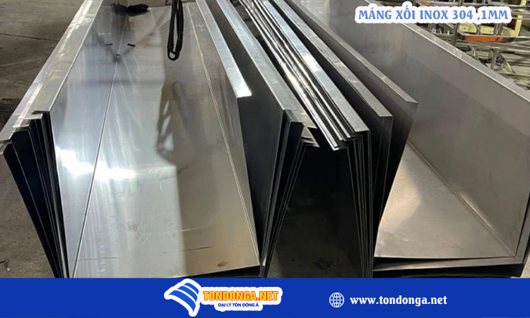 Máng xối inox 304 dày 1mm