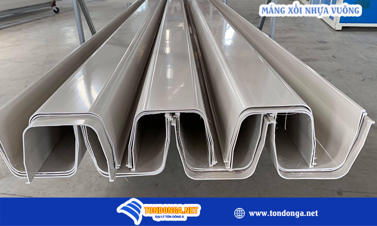 Máng xối nhựa vuông