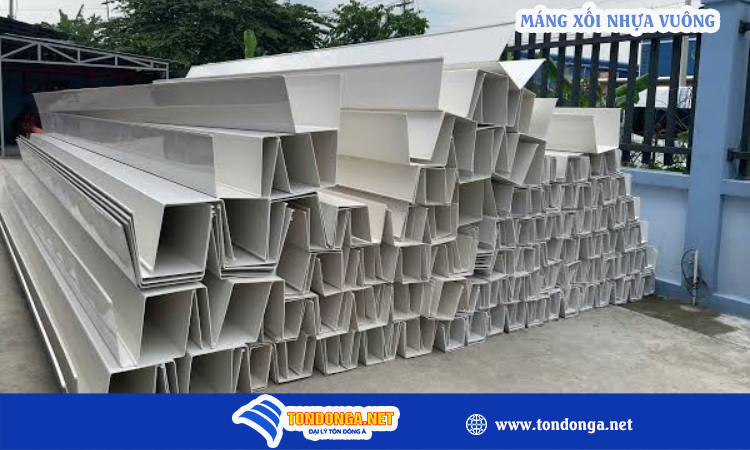 Máng xối nhựa vuông
