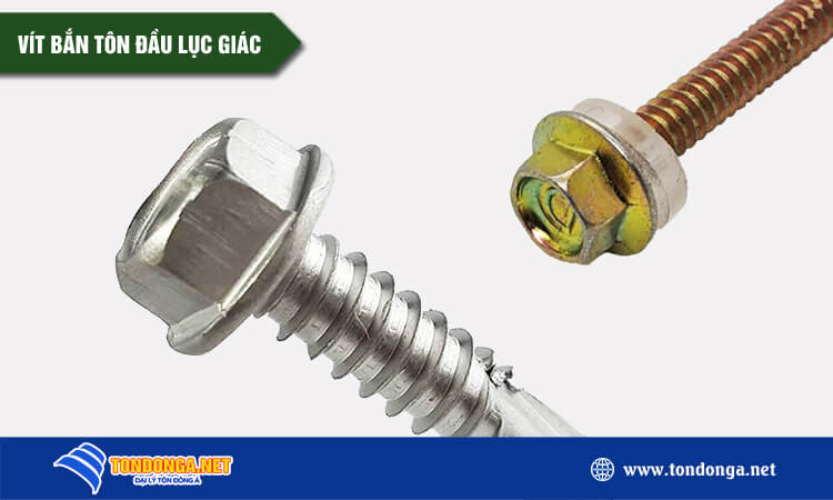 Vít bắn tôn đầu lục giác 