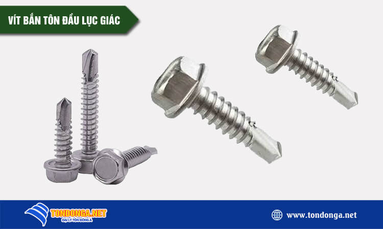 Vít bắn tôn đầu lục giác 